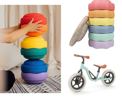 Minimalist Toys - Basic Toys for families trying to have less clutter and more productive play cover photo collage