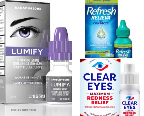 Eye Drops that really help with dry eye. cover photo collage