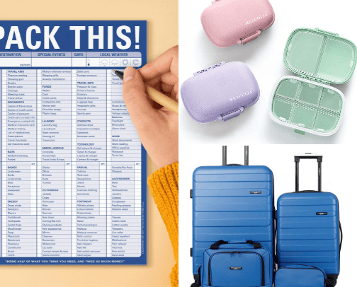 Items for travel ✈️ cover photo collage