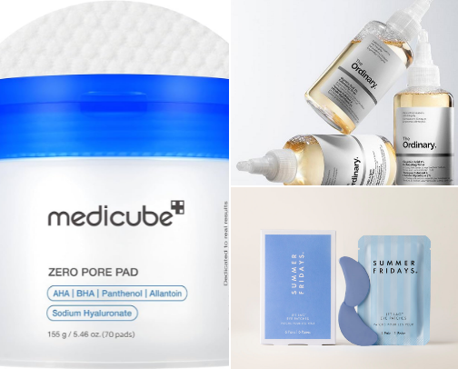 Glowy skin holy grails cover photo collage