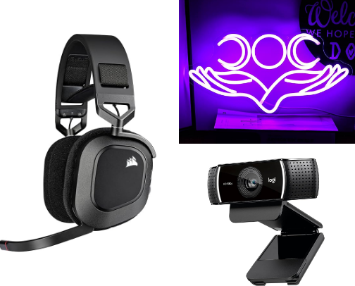 Gaming + Office cover photo collage