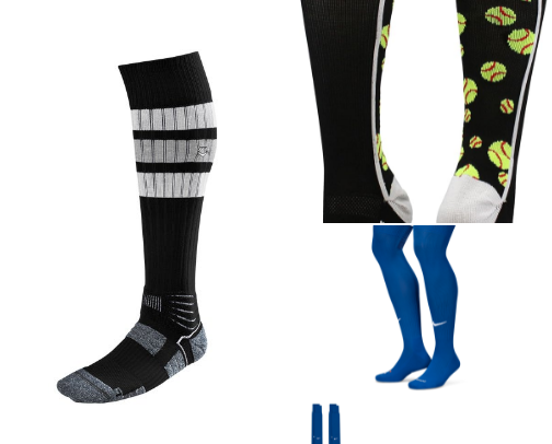 Socks for softball cover photo collage
