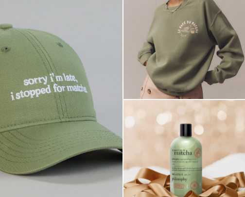 gift guide: the matcha girlies cover photo collage