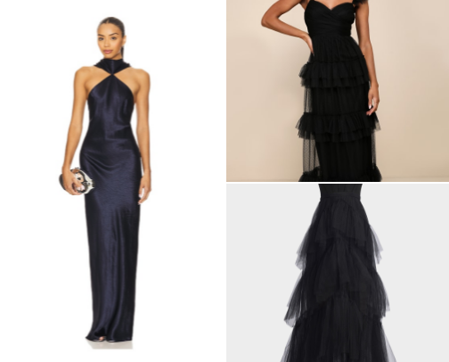 Black Tie Wedding Guest Dresses cover photo collage