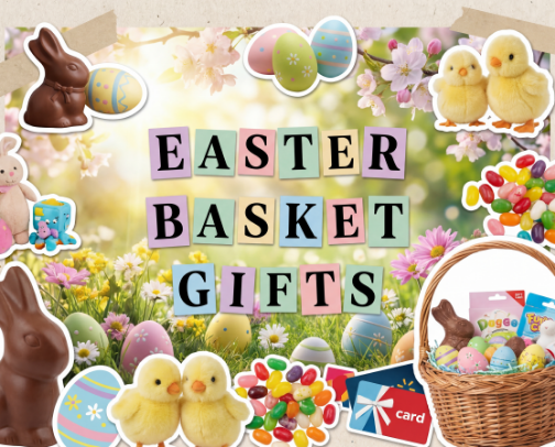 Easter Basket Ideas for Kids — Fun Gifts from Amazon cover photo collage