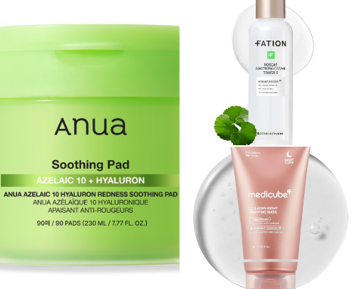 Korean skincare favorites cover photo collage