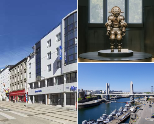 Maritime Walks, Wild Gardens & Relaxed Places to Stay Brest, France cover photo collage