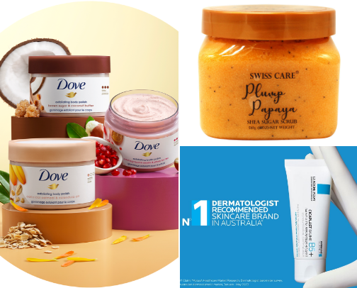 Body products that make you smell yummy and make you love your skin even more 😋 cover photo collage