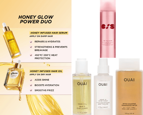 Products for your hair that you can find at sephora! cover photo collage