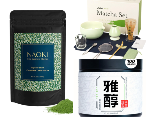 matcha must haves cover photo collage