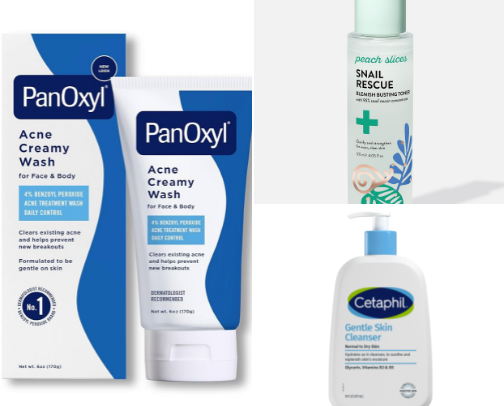 simple glass skin routine cover photo collage