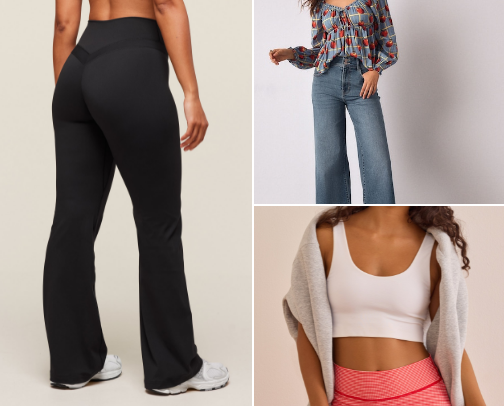 College clothes and accessories cover photo collage