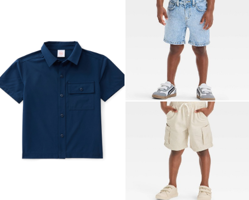 My toddlers spring wardrobe cover photo collage