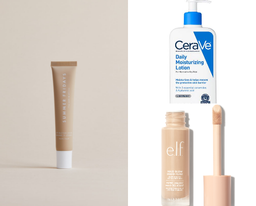 My current makeup routine cover photo collage