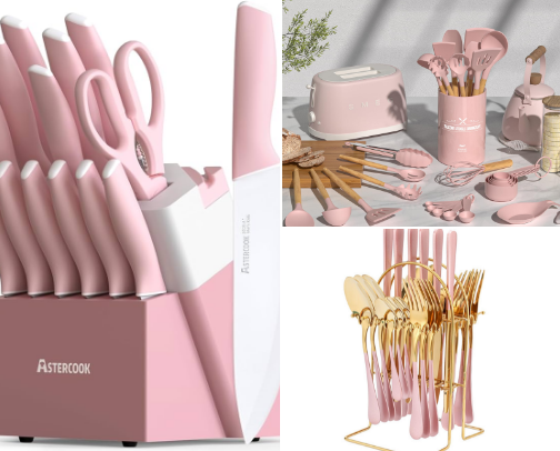 Looking for pink kitchen gadgets? | Here's 15 beautiful pink kitchen gadgets! cover photo collage