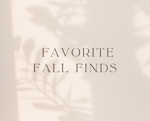 my favorite fall finds 🍂 cover photo collage