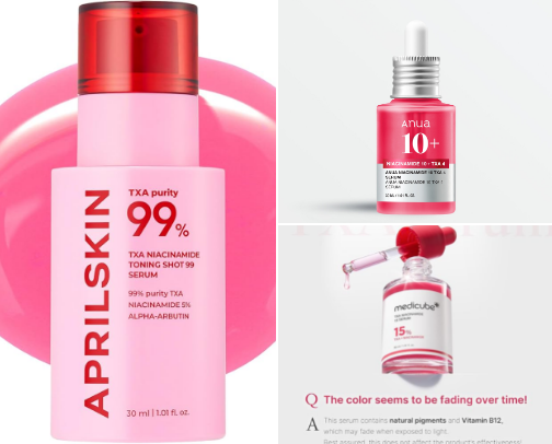 Brightening Serum for oily skin cover photo collage
