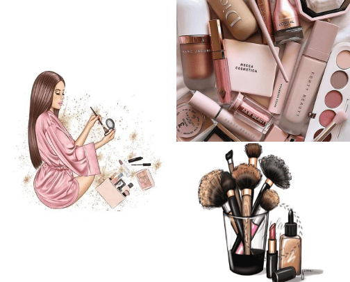 Make up cover photo collage