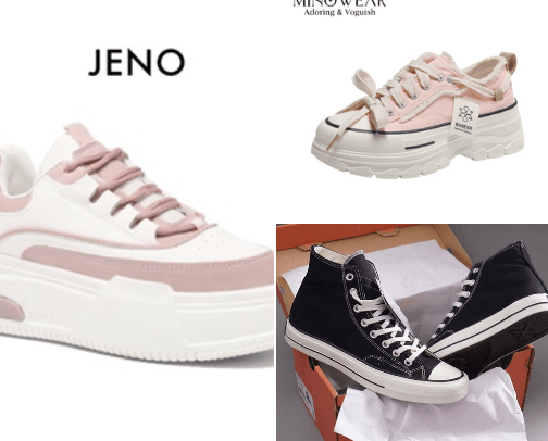 Shoes cover photo collage