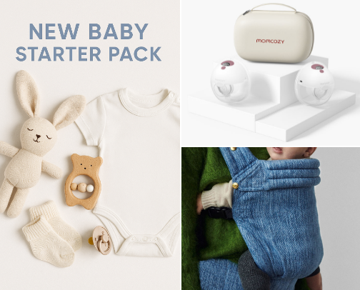 New Baby Starter Pack cover photo collage