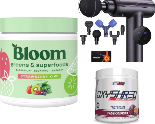 Gym essentials cover photo collage