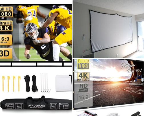 How I Turned My Backyard Into a Movie Theater Between Two Trees cover photo collage