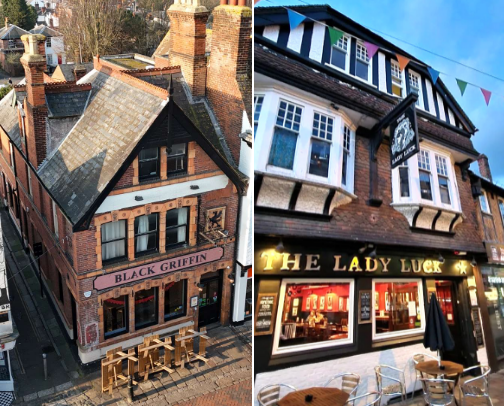 Favourite places to get drinks in Canterbury cover photo collage