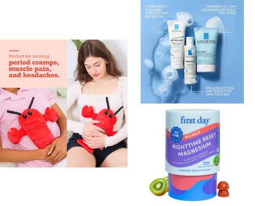 PCOS girlie must haves cover photo collage