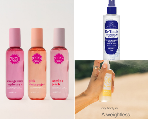 Body Mists Without The Heavy Sent cover photo collage