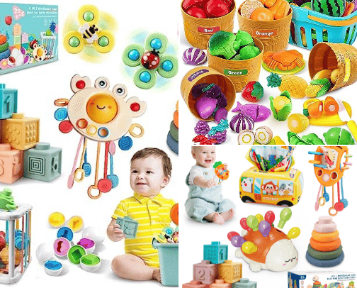 Montessori Toys cover photo collage