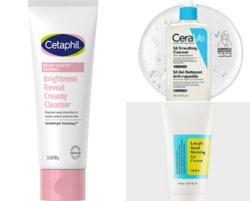 Best face wash for dry skin cover photo collage