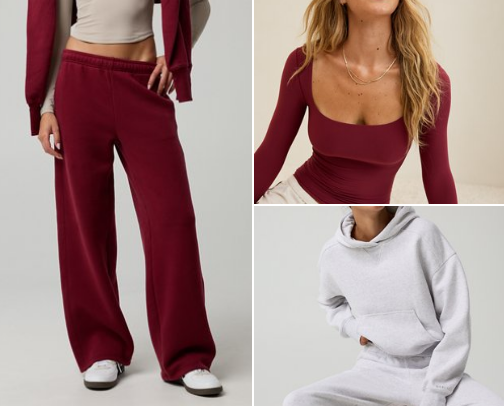 Aerie cozy wish list cover photo collage