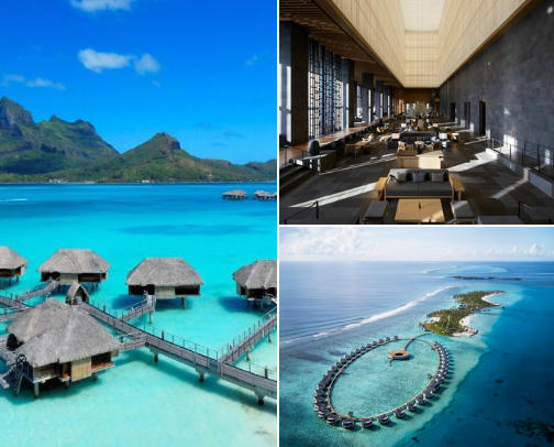 World’s Best Resorts I Dream of Visiting cover photo collage