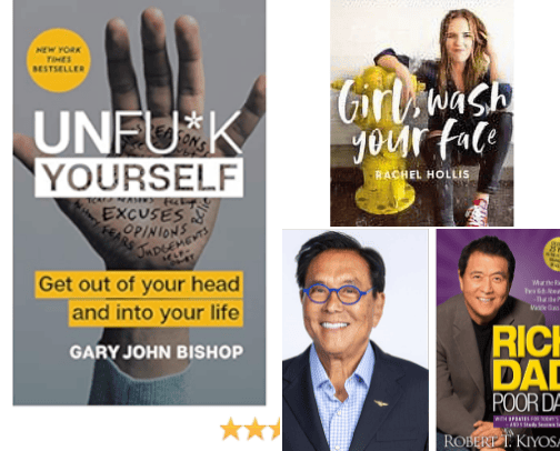 Self-Help / Care Books cover photo collage