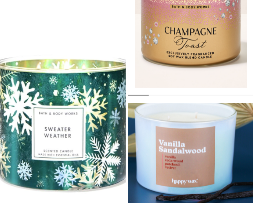 Great Candle Choices cover photo collage