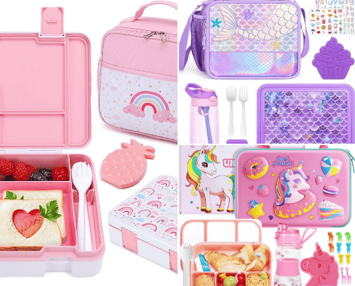 Lunch's box (girl) cover photo collage