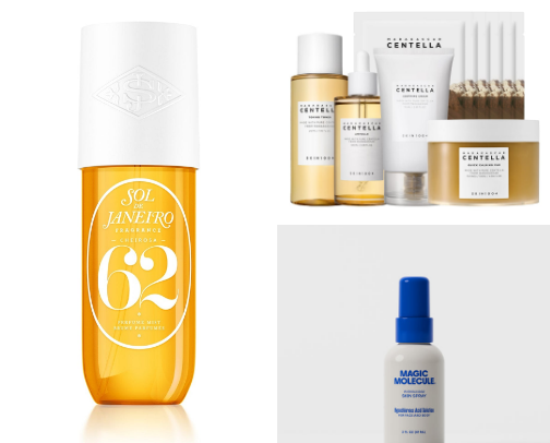 My favorite beauty recs cover photo collage