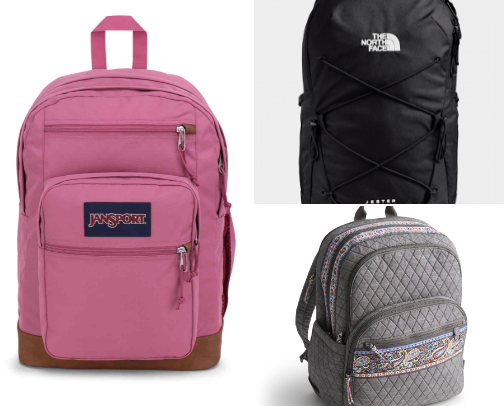 School supplies cover photo collage