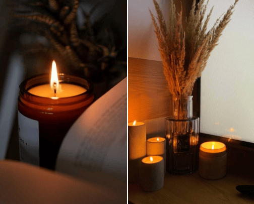 candles🕯️ cover photo collage