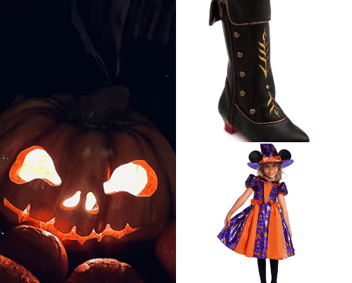 Halloween party cover photo collage