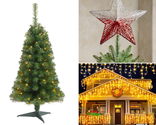 Tinsel Tidings cover photo collage