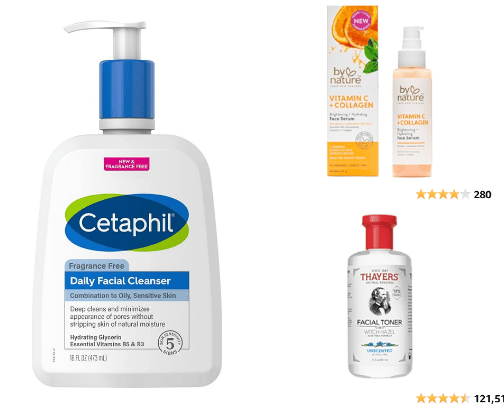 AFFORDABLE SKIN CARE ROUTINE cover photo collage