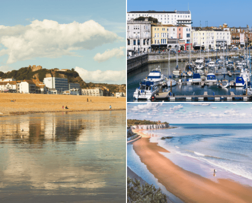 Top spots for a seaside getaway less than 2 hours from London 🏖 cover photo collage