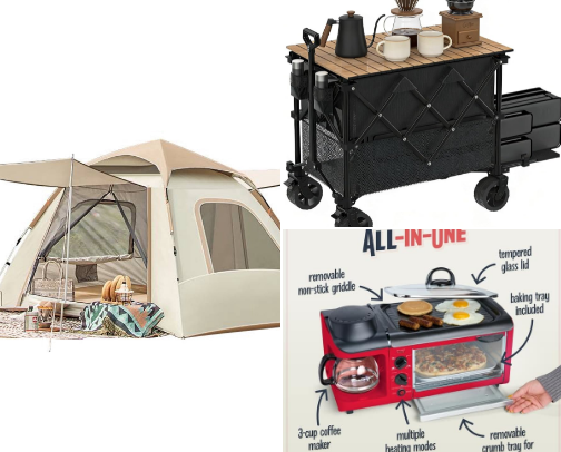 Must have Camping gear for Families 🧑‍🧑‍🧒‍🧒 cover photo collage