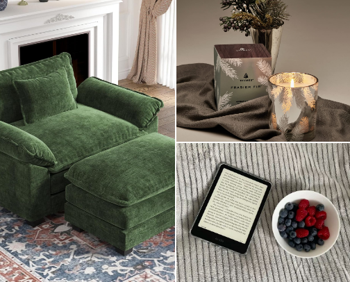 cozy amazon finds 💕 cover photo collage