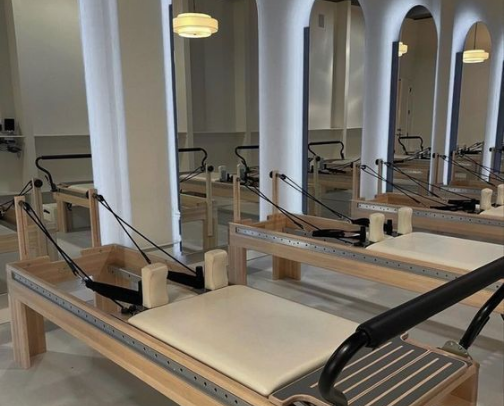 pilates studios in houston🧘🏽‍♀️ cover photo collage