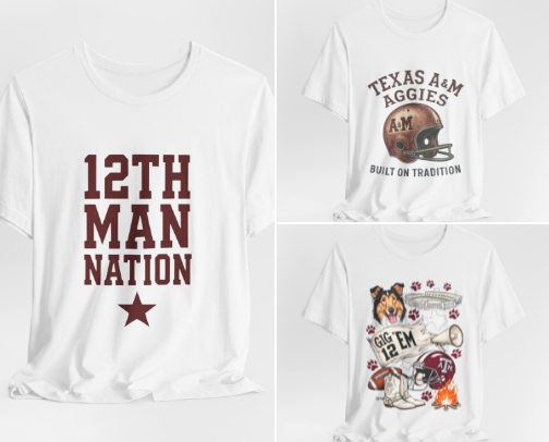 Texas A&M cover photo collage