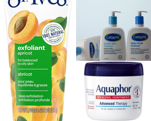 Skincare recommendations cover photo collage