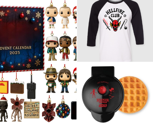 Stranger Things Merch👹🚴 cover photo collage