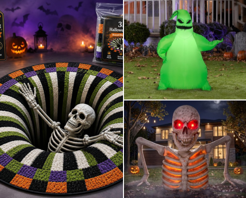 Halloween home decor recommendations cover photo collage